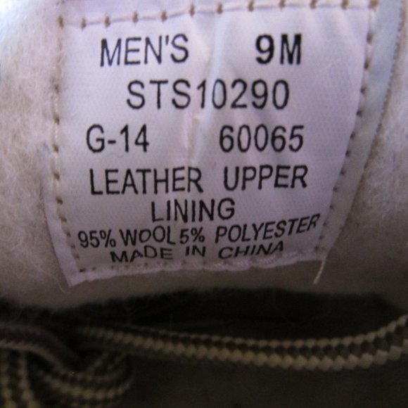 Wool-Lined Sperry Boat Shoes - Men's 9 - Picture 9 of 9